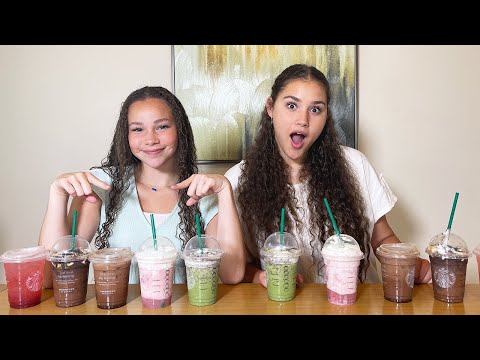 Starbucks SECRET MENU Challenge! (Haschak Sisters)