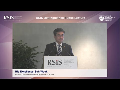 RSIS Distinguished Public Lecture by His Excellency Suh Wook - 23 December 2021