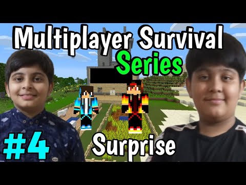 Minecraft Multiplayer survival Series|Surprise with My Brother|Episode 4|Turbo Proz