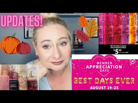 BATH & BODY WORKS UPDATES!! LABOR DAY SALES, FALL 2 RELEASES, STRANGER THINGS + TOTAL BODY CARE SALE