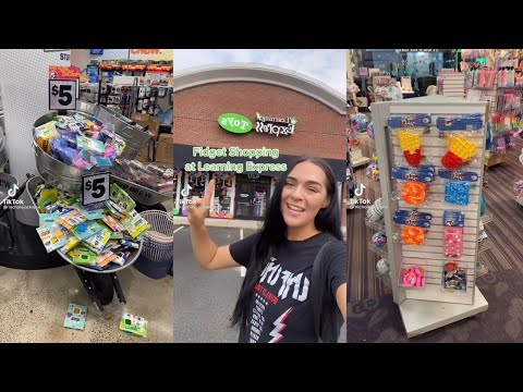 Nichole jacklyne Fidget toy Shopping/Haul tik tok Compilation