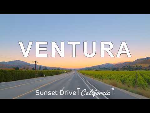 Driving Ventura to Six Flags Magic Mountain through Santa Paula, Fillmore, Piru, and Santa Clarita