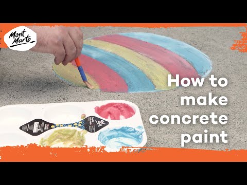 How to make washable concrete paint