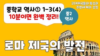 [2024년 중2역사] 1-3(4) 고대 제국들의 특성과 주변 세계의 성장 / 로마 제국의 발전