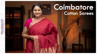 Coimbatore Cotton Sarees by Prashanti | 18 December 2021