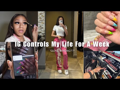 Instagram Controls My Life For A Week! Polls , Sister date, makeup Shopping, Nails & MORE | Solaii