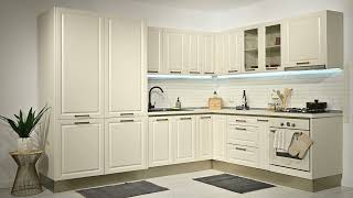 Prezentare Bucatarie Cucina Alb Structo