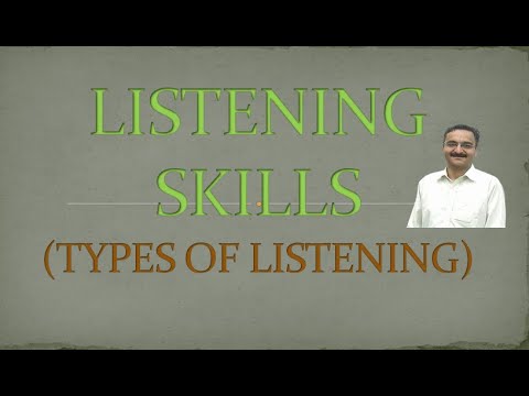 Listening Skills (Types of Listening) By Gaurav Sharma with Hindi Explanation, BEGAE 182, B.Tech