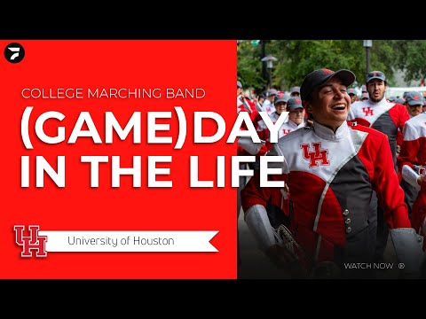 (GAME)DAY In the Life: Spirit of Houston Mini Vlog 🔴 | College Athletic Bands with FloMarching