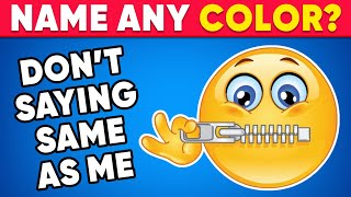 Avoid Saying The Same Thing As Me 🤔😡 MEGA CHALLENGE 📢 Daily Quiz