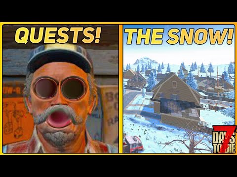 Questing and Exploring The Snow in 7 Days To Die 1.0 [Episode #8]