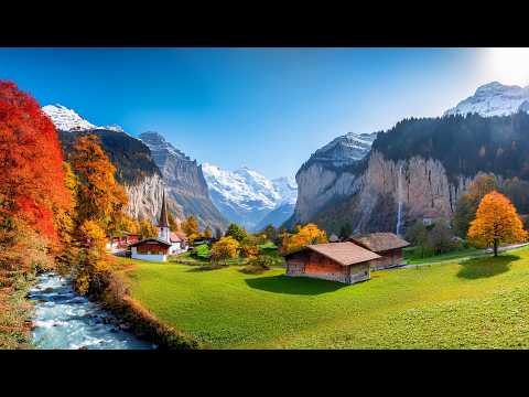 🍂 Lauterbrunnen Switzerland's Most Famous Valley in Autumn 🇨🇭