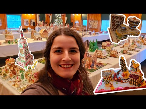 Festival of Gingerbread Fort Wayne Indiana 🎄 150 Houses 🏘 Vlogmas 2024 🎄