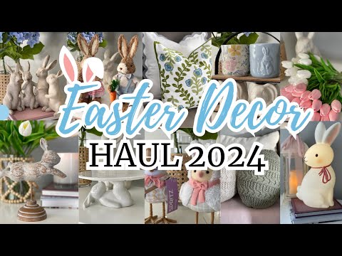 EASTER DECOR 2024 Haul NEW Must See Easter Decor | TARGET Easter | AMAZON Finds | SPRING DECOR HAUL