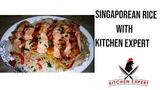 Singaporean Rice with Kitchen Expert in Urdu Hindi #kitchenexpert #Kitchenexpert #singaporeanrice