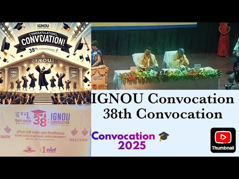 IGNOU 38th Convocation | Congratulations 🎉🎉 to all | #ignou #ignousolvedassignment #ignouassignment