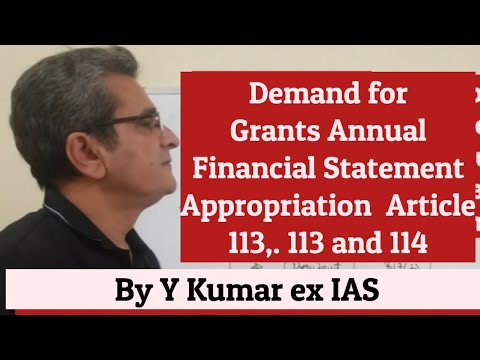 Budget -demand for grants - charged Expenditure  -Annual Financial Statement -Indian polity