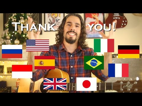 50k Subscribers! Thank you (9 languages) + Guitar SECRET Revealed (Stairway to Heaven)