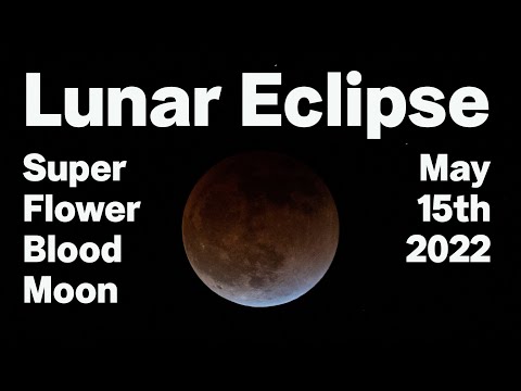 Total Lunar Eclipse of Super Flower Blood Moon 개기월식