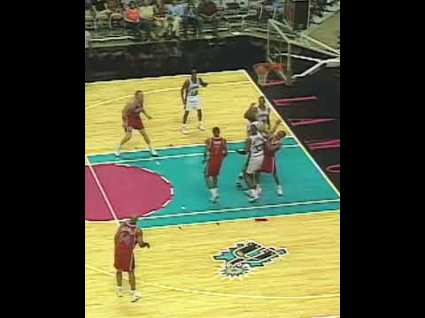 Allen Iverson hits a reverse layup as a rookie (1997) *preseason