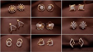 Diamond earrings/diamond stud earrings designs with price/Diamond studs/Gold studs earring/#trending