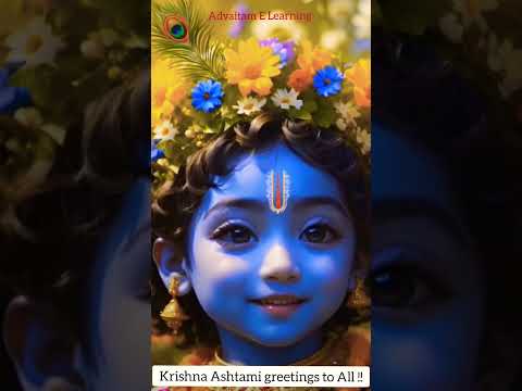 #Janamashtami wishes from #advaitamelearning #shorts #shortsfeed #ytshorts  whatsapp status video