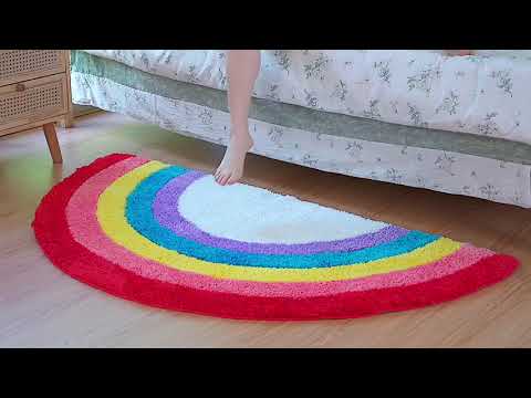 Whoohoohome Rainbow Rug