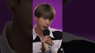 Worldwide handsome says : I’m pig oink oink 🐷 #bts #jin #worldwidehandsomejin 💜💜💜