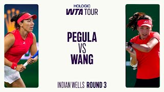 Jessica Pegula vs. Xinyu Wang | 2025 Indian Wells Round 3 | WTA Match Highlights