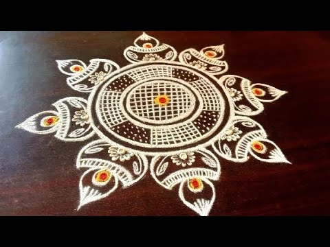 Friday special beautiful traditional kolam by laks Rangoli designs 🌺🍀🌺