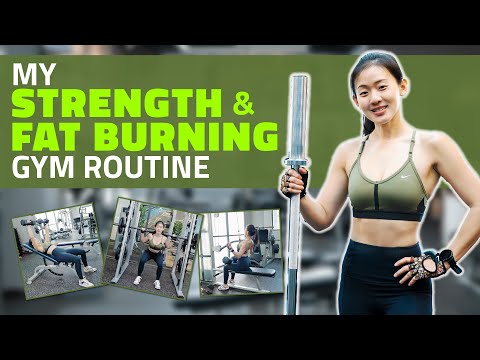 My Strength & Fat Burning Gym Routine (60 minutes Total Body) | Joanna Soh