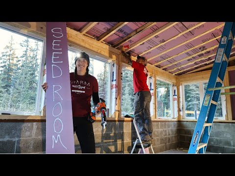 Insulating the Seed Starting Room | Buttoning Up Before Winter Arrives