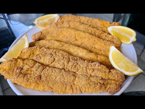 It's like fried catfish but it's baked | Crispy Oven Baked Catfish | Heathier alternative.