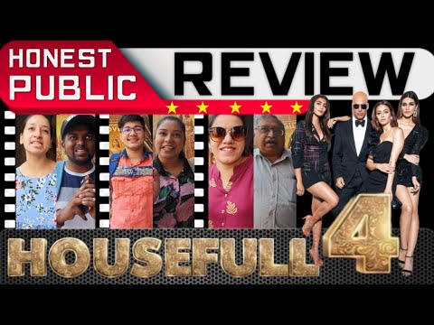 HOUSEFULL 4 (2019) Public Review Hindi Movie | Akshay Kumar | Kriti Sanon | Riteish | Nawazuddin