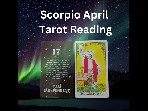 Scorpio April Tarot Reading 💖✨♏