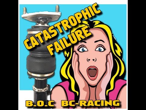 CATASTROPHIC FAILURE BAGS OVER COILS BC RACING TOYOTA CAMRY