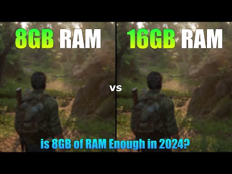 8GB vs 16GB RAM - Test in 10 Games - is 8GB of RAM Enough in 2024?