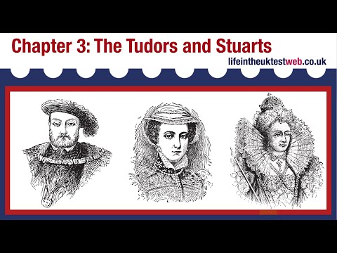 🇬🇧 Life in the UK Test Study Material - CHAPTER 3: The Tudors and Stuarts 🇬🇧