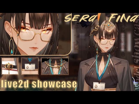 【live2d showcase】  Jackal God look on your eyes！【vtuber Serafina】