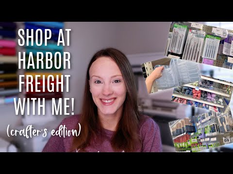 Harbor Freight For Crafting | Shop With Me For Inexpensive Craft Supplies