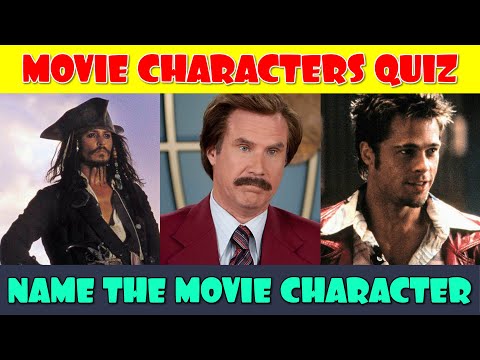 Guess the Movie Characters Quiz