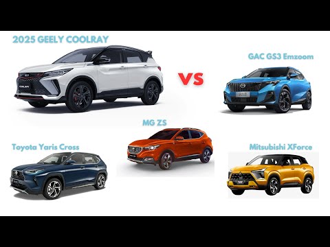 2025 Geely Coolray vs Yaris X, Emzoom, XForce, MG ZS