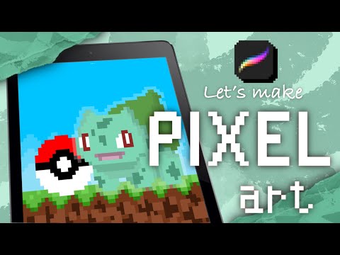 How to make PIXEL ART in procreate