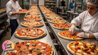 How Pizza Is Made in a Factory | Inside the High-Tech World of Factory Pizza Production