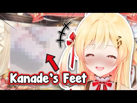 Kanade Shows Her FEET During Stream and it is..【Hololive / Eng Sub】