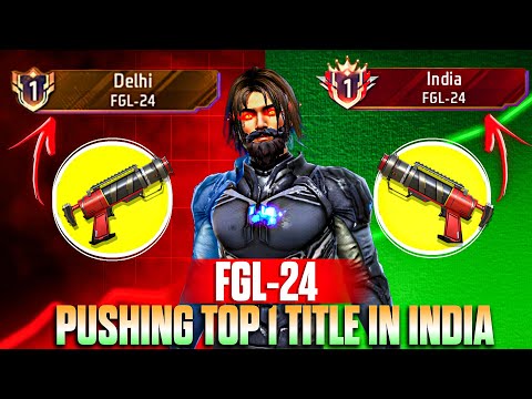 Pushing Top 1 Title In FGL- 24 | Free Fire Solo Rank Pushing With Tips And Tricks | Ep- 1