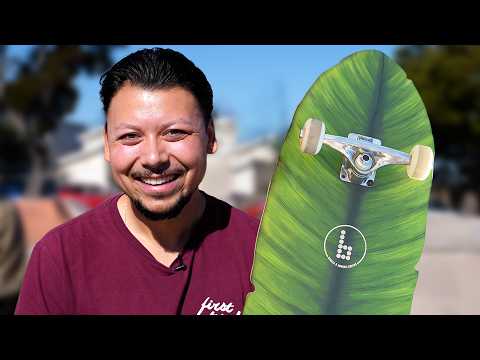 The incredible LEAF skateboard!? You make it we skate it!