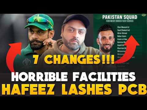 Hafeez reveals embarrassing reality  | 7 changes in Pakistan Test Squad vs West Indies