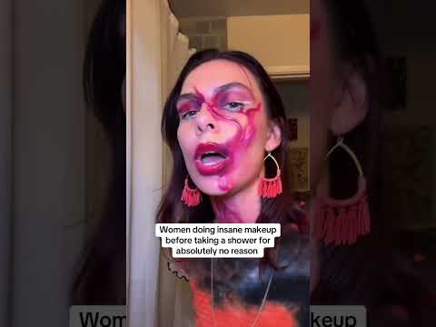 Women doing insane makeup for no reason? 🎃