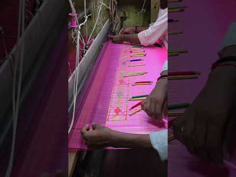 Making of Fancy Colour Paithani sarees #paithani #handloom #art #traditional